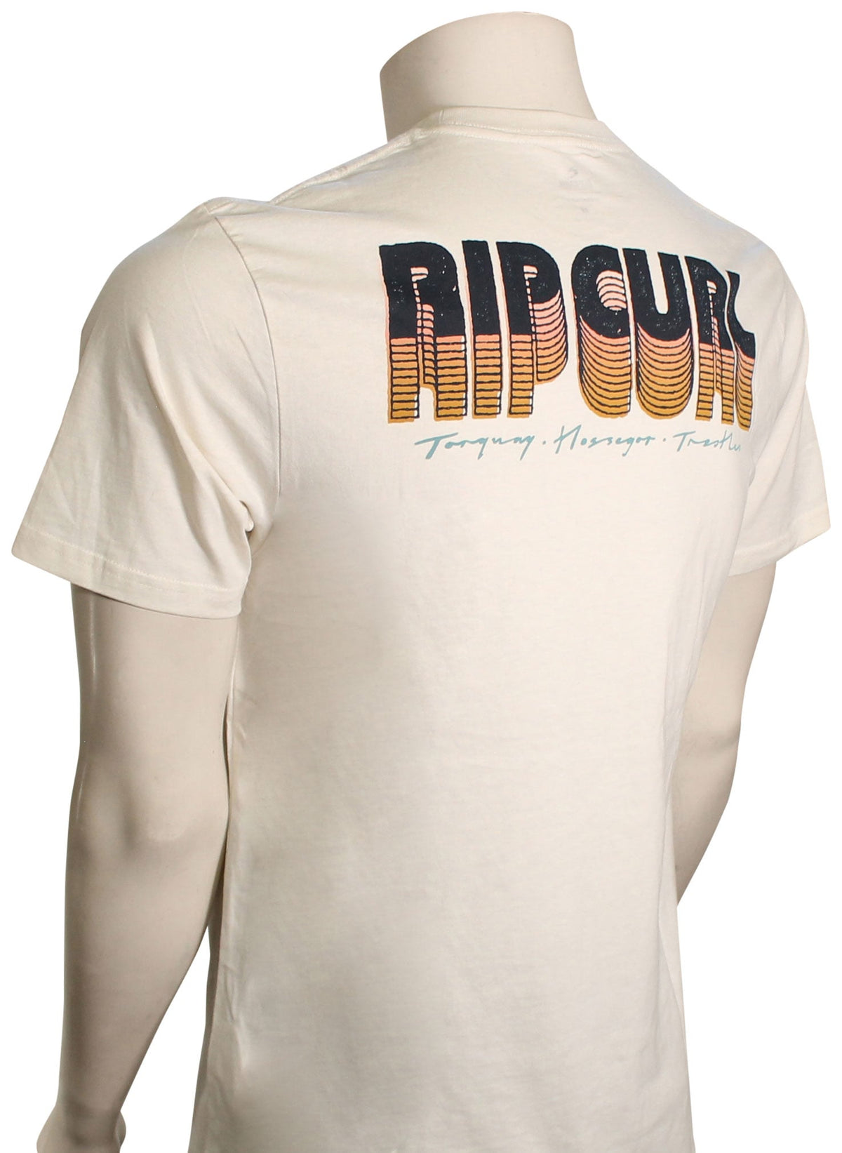 Rip Curl Surf Revival Repeater T-Shirt - Bone – back view