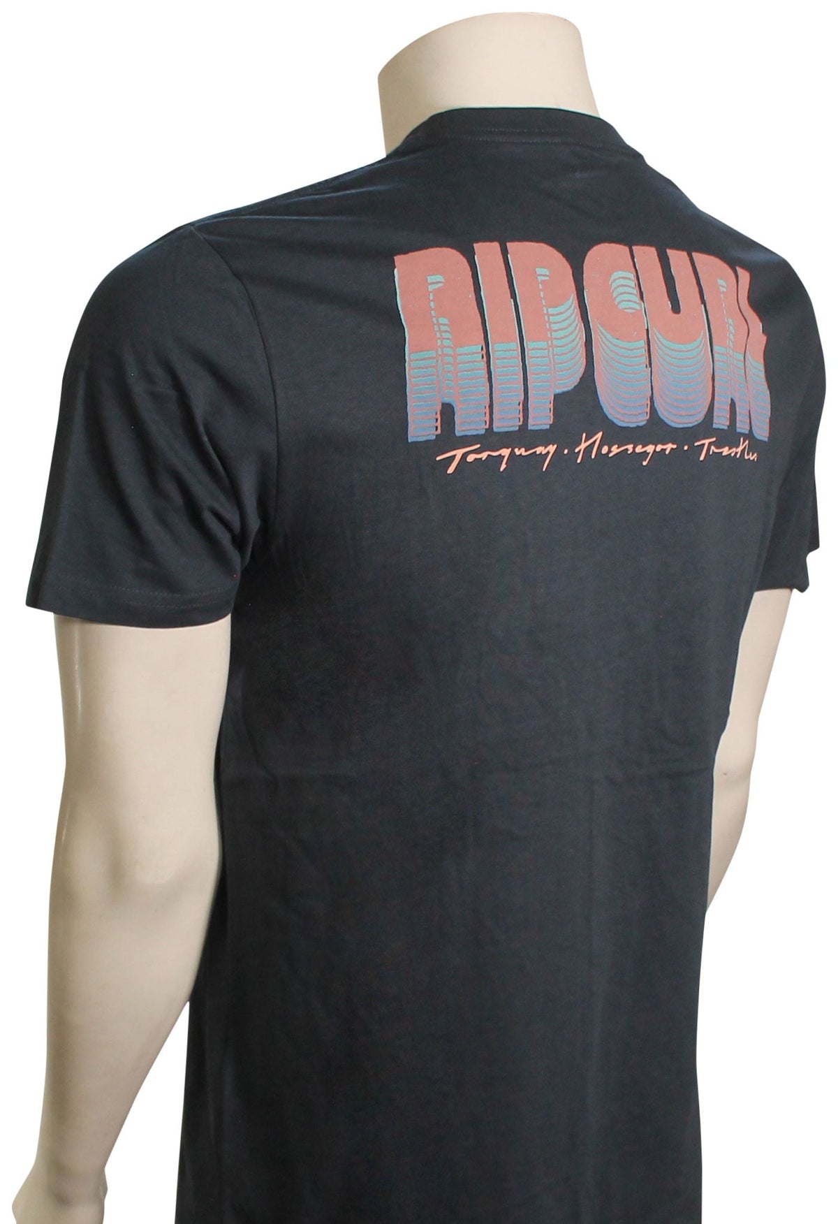 Rip Curl Surf Revival Repeater T-Shirt - Dark Navy – back view