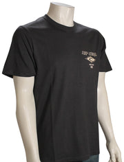 Rip Curl Fade Out Icon T-Shirt - Black / Sand