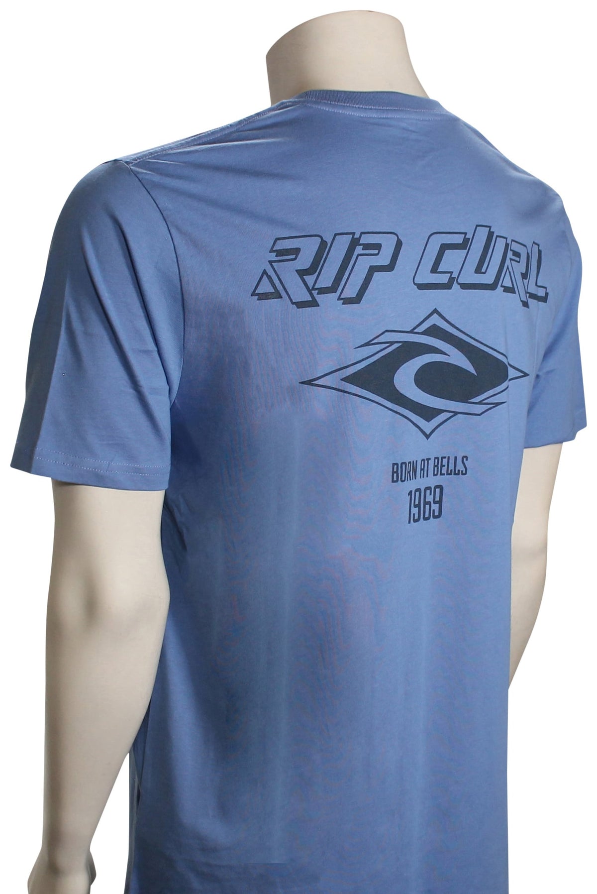 Rip Curl Fade Out Icon T-Shirt - Blue Yonder – back view