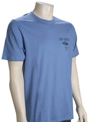 Rip Curl Fade Out Icon T-Shirt - Blue Yonder