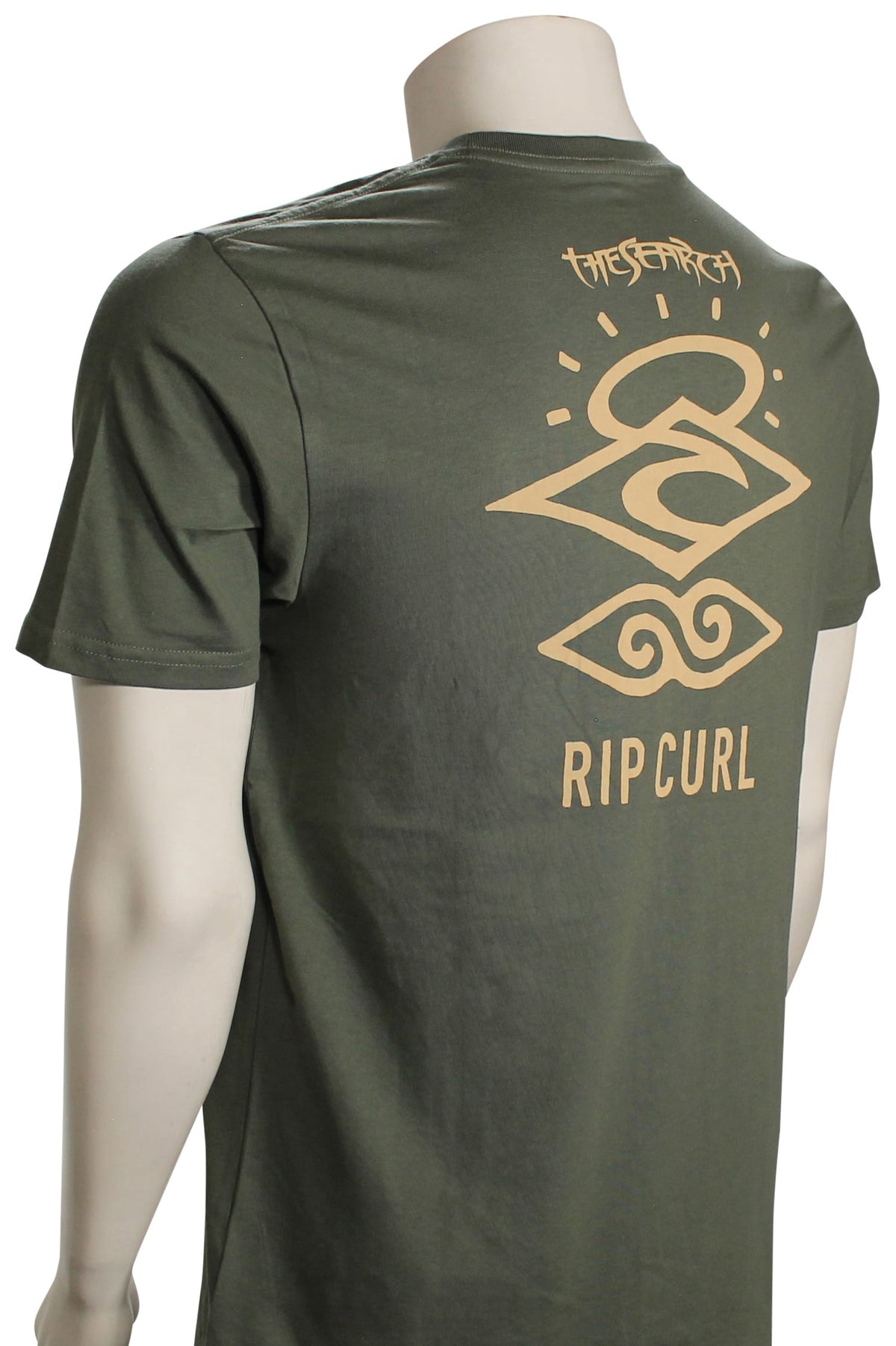 Rip Curl Search Icon T-Shirt - Dark Olive – back view