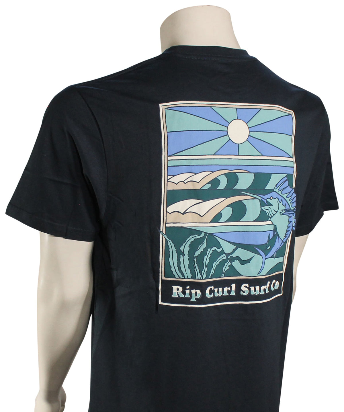 Rip Curl Reel It In T-Shirt - Dark Navy – back view
