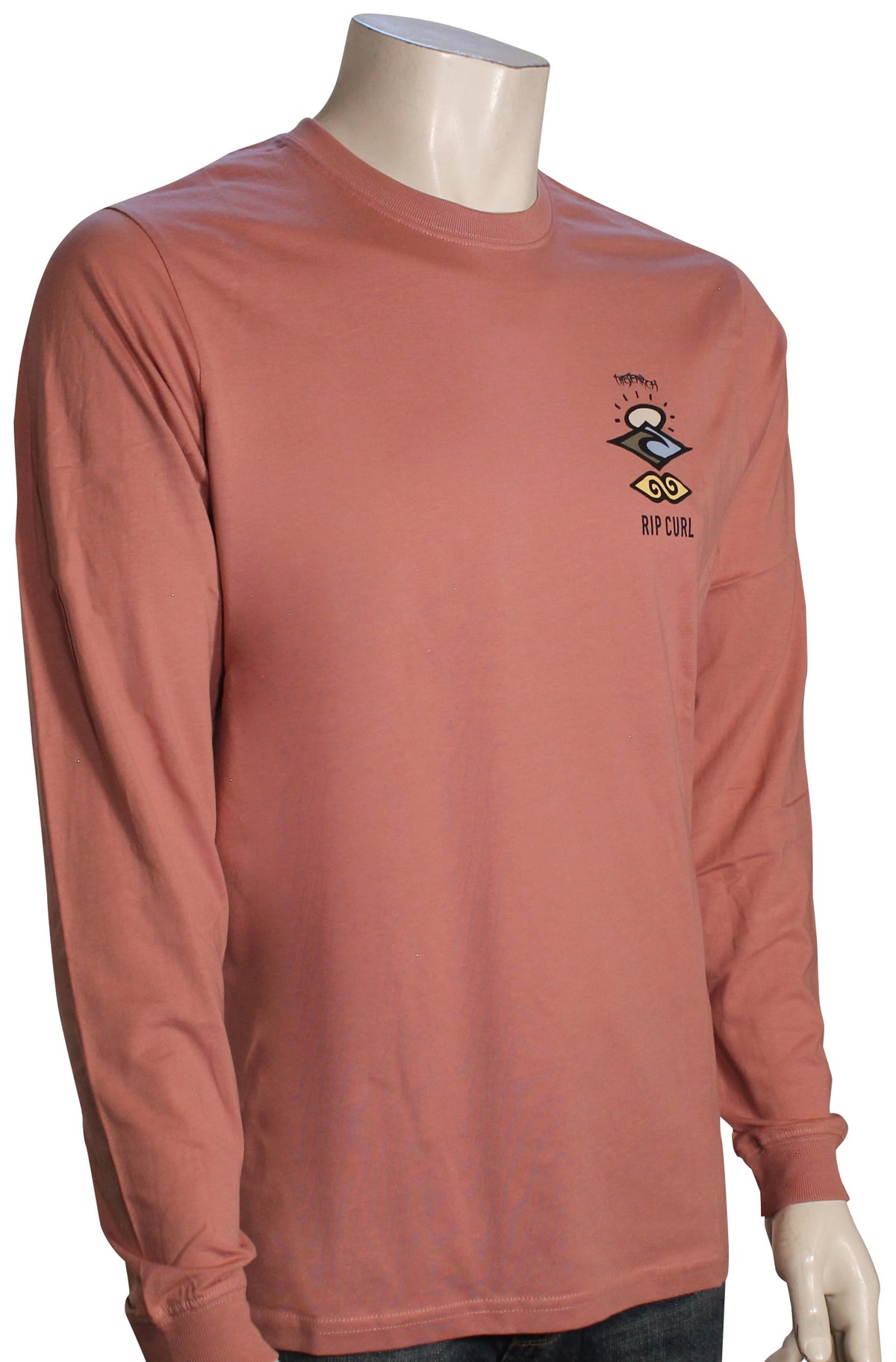 Rip Curl Search Icon LS T-Shirt - Mushroom