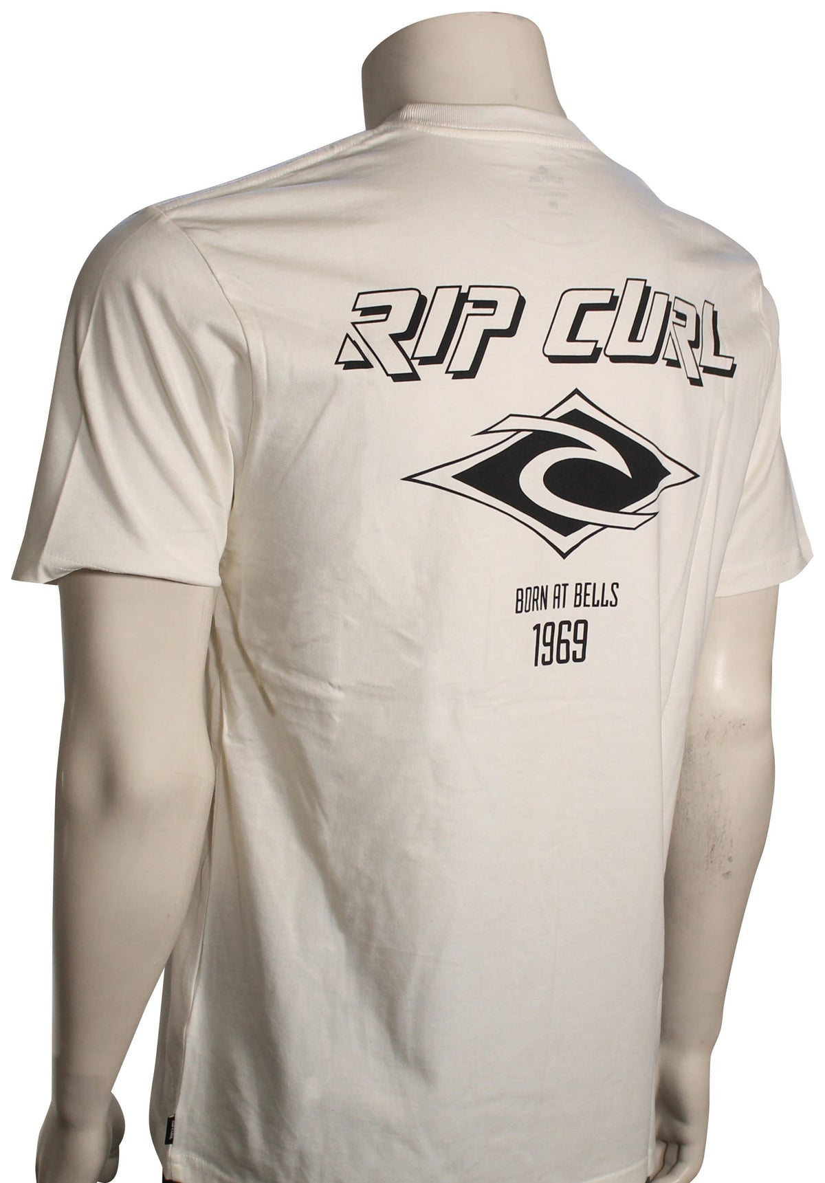 Rip Curl Fade Out Icon T-Shirt - Bone – back view