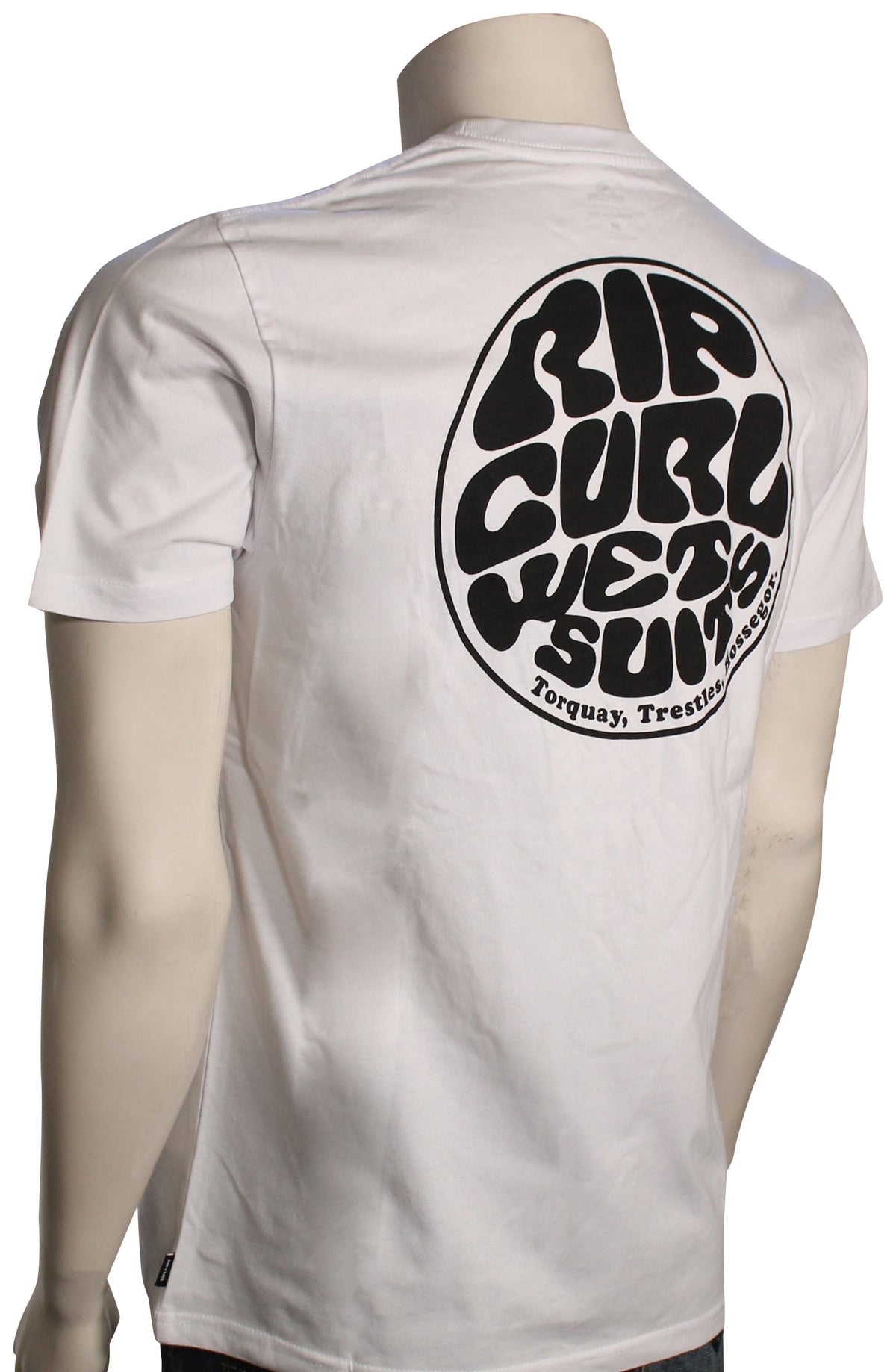 Rip Curl Wetsuit Icon T-Shirt - White – back view