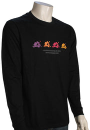 Rip Curl Surf Revival Hoffman Hibiscus LS T-Shirt - Black