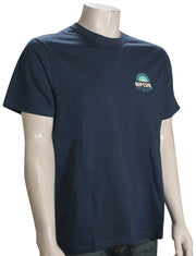 Rip Curl Surf Revival Line Up T-Shirt - Washed Navy