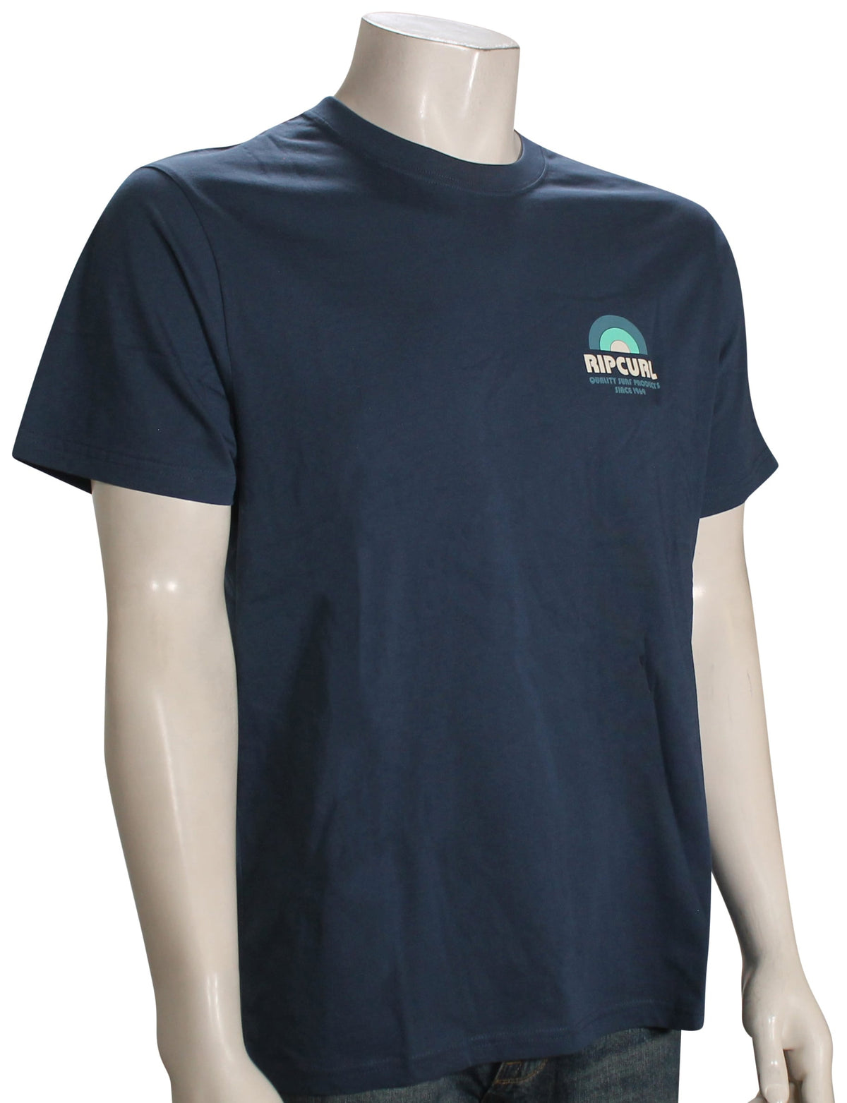 Rip Curl Surf Revival Line Up T-Shirt - Washed Navy