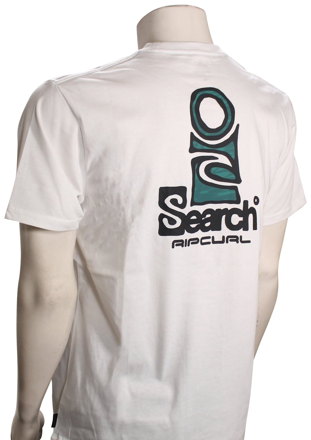 Rip Curl VaporCool Search Stack T-Shirt - White – back view