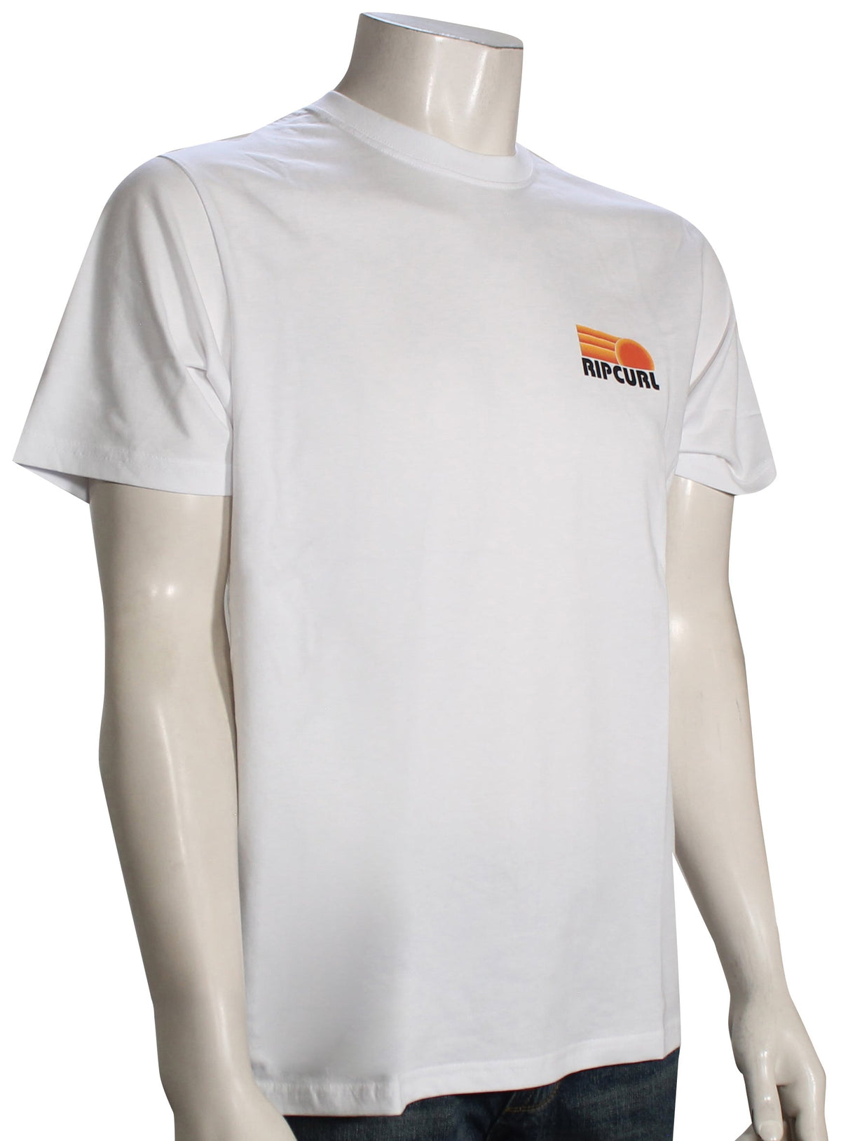 Rip Curl Surf Revival Stacked T-Shirt - White