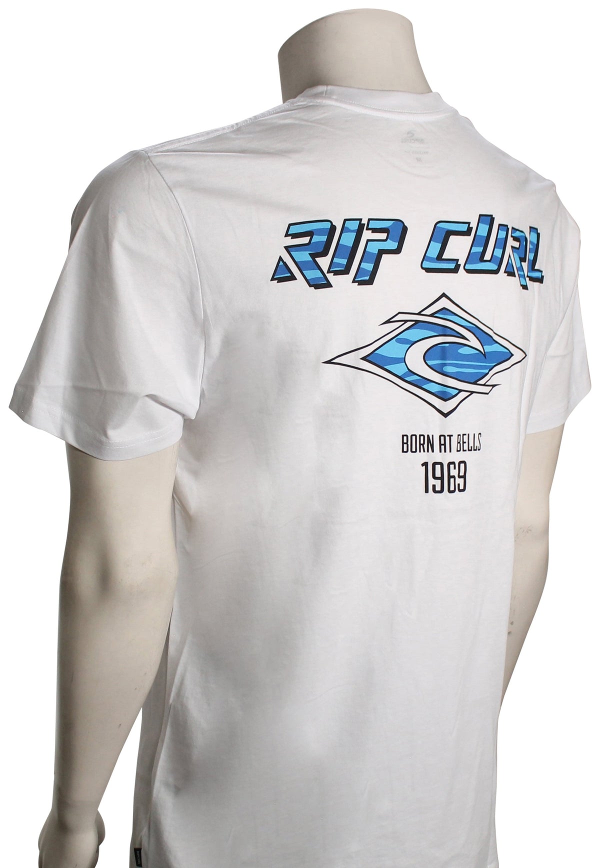 Rip Curl Fade Out Icon T-Shirt - White – back view
