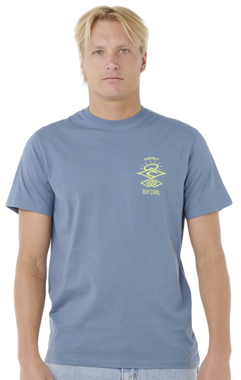 Rip Curl Search Icon T-Shirt - Bluefin