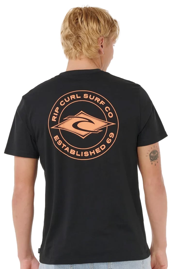 Rip Curl Staple T-Shirt - Black – back view