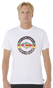 Rip Curl Staple Fill Hawaii T-Shirt - White