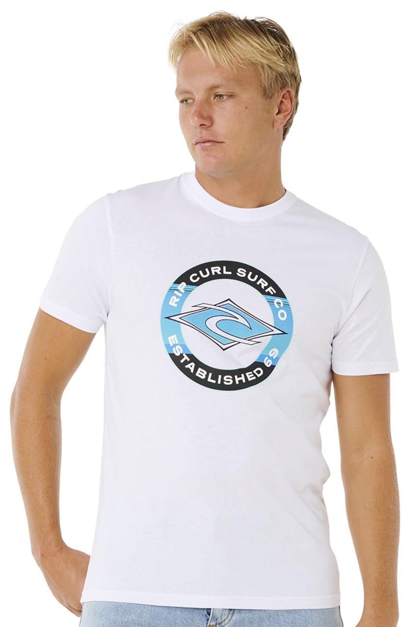 Rip Curl Staple Filler T-Shirt - White