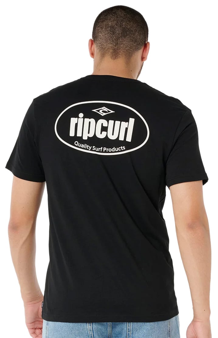 Rip Curl Everyday SS T-Shirt - Black – back view