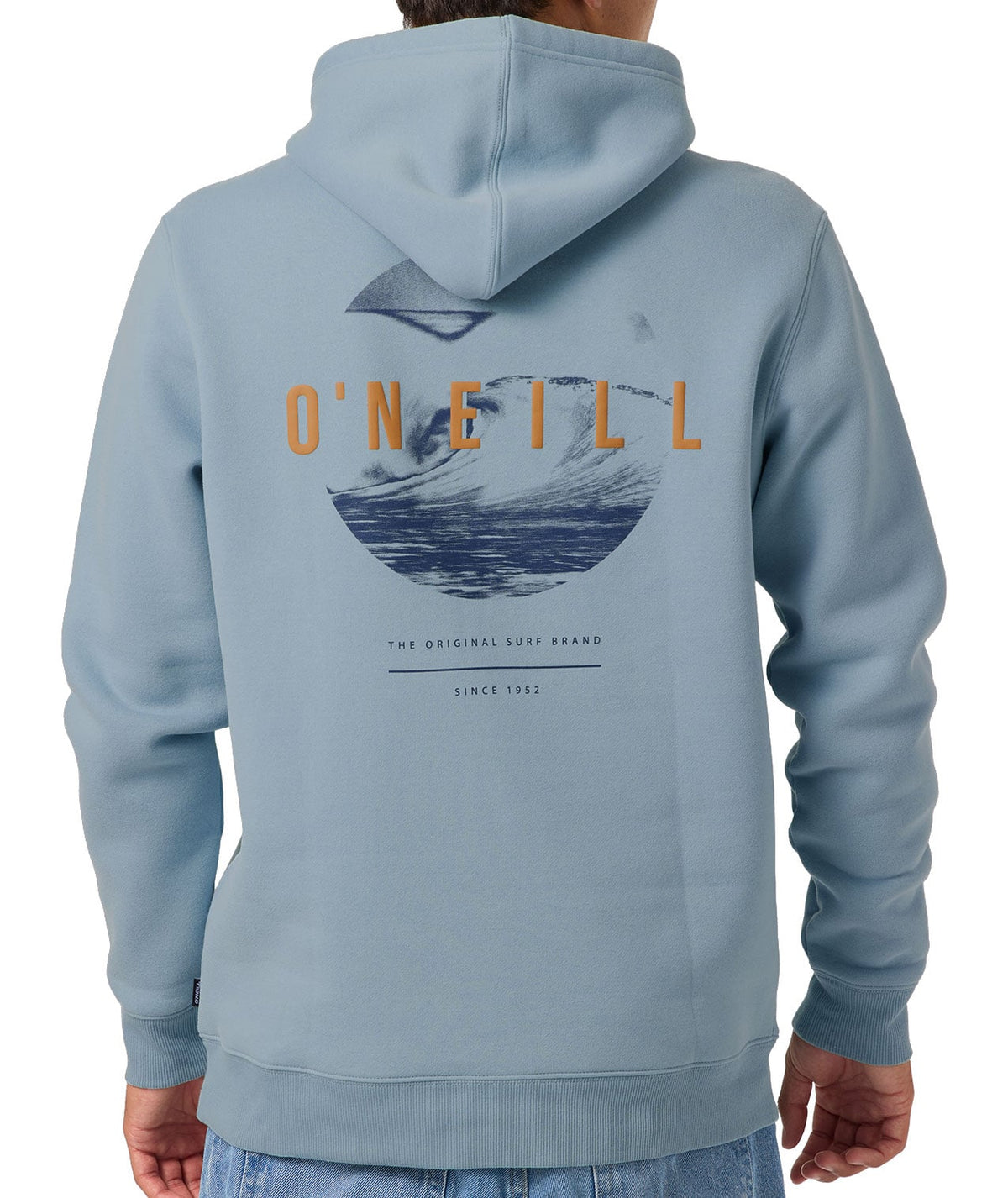 O'Neill Surf Sesh Classic Hoodie - Stone Blue – back view