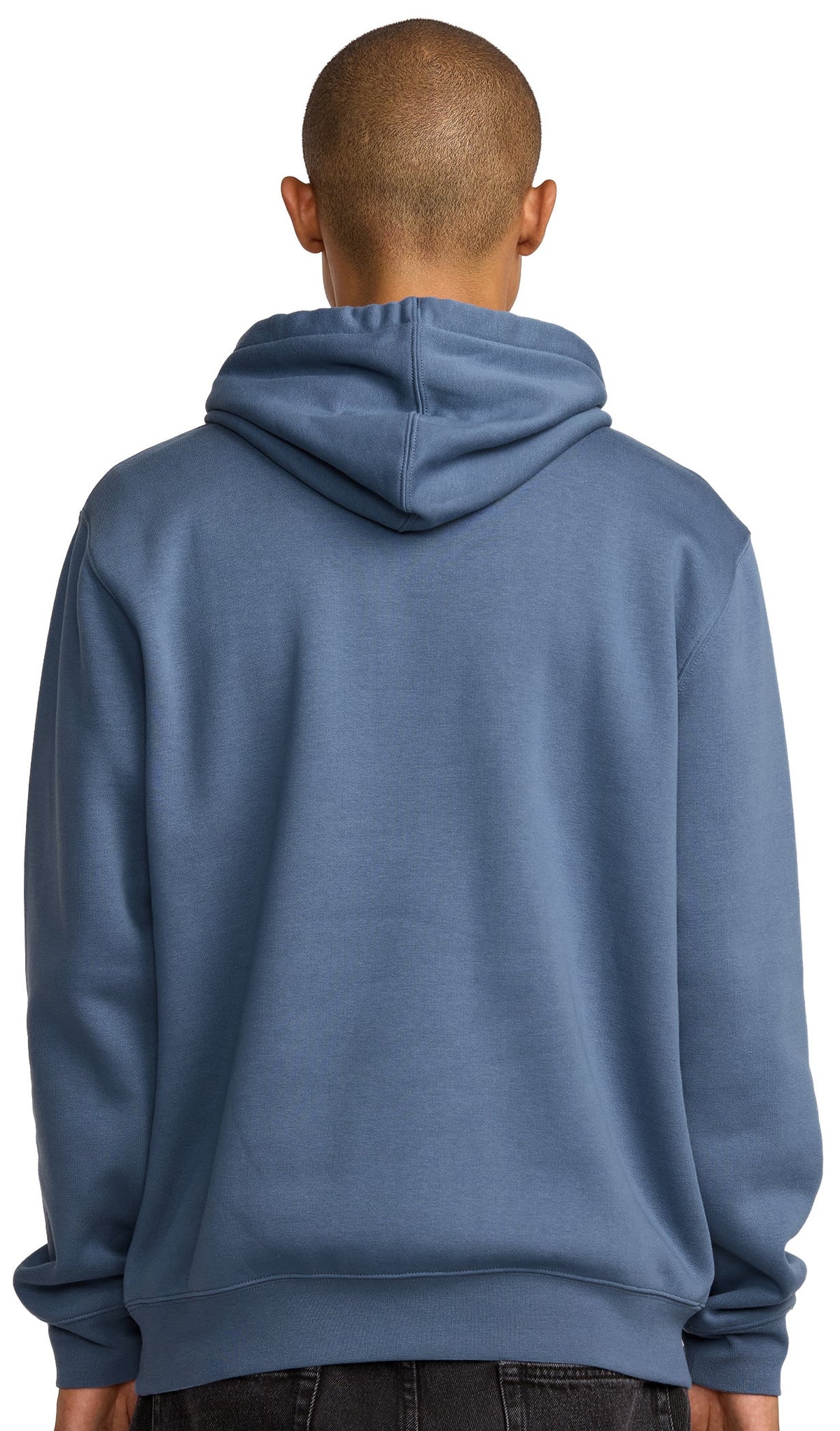 RVCA Big Stitch Pullover Hoody - Vintage Navy – back view