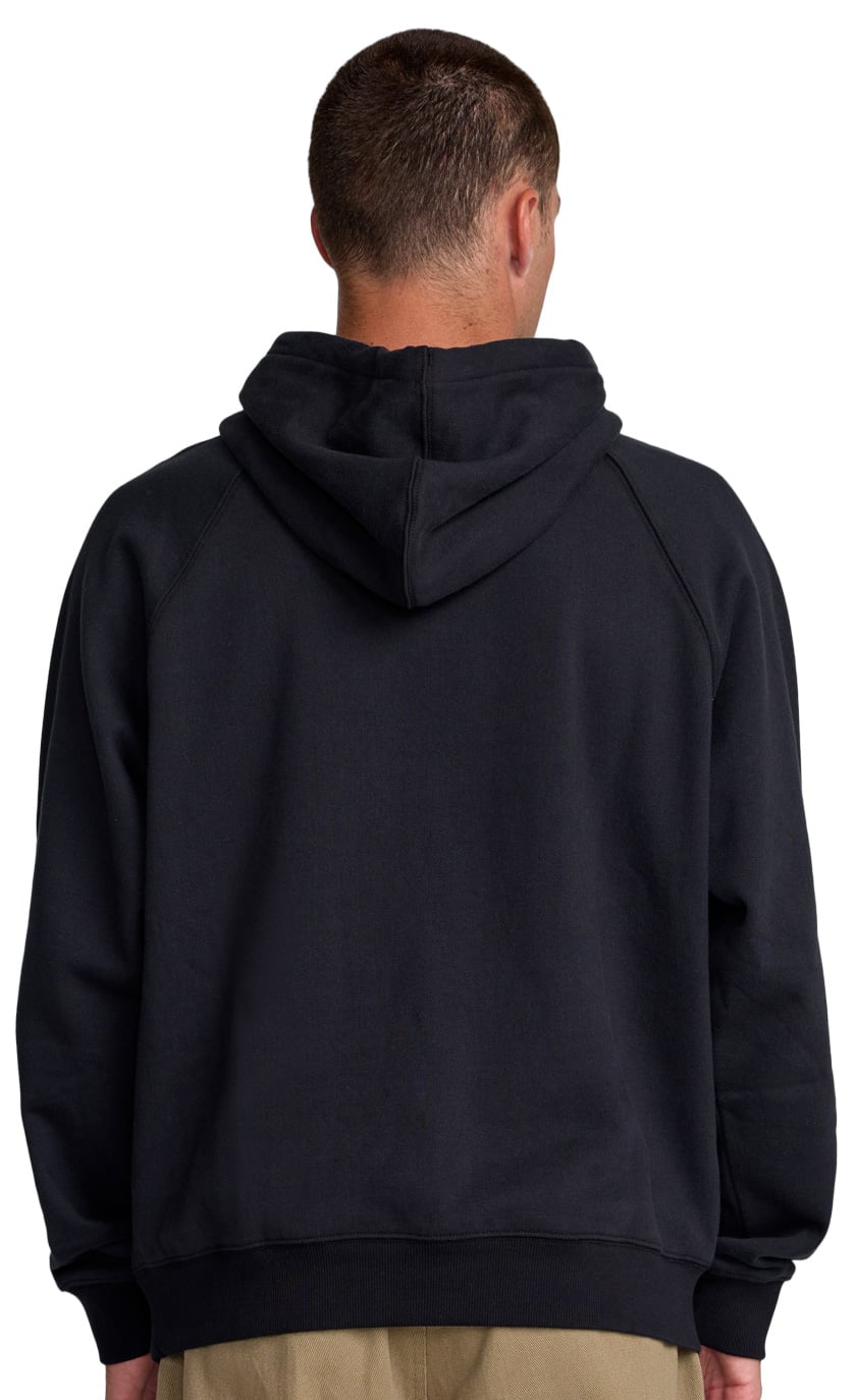 RVCA Dayshift Pullover Hoody - RVCA Black – back view