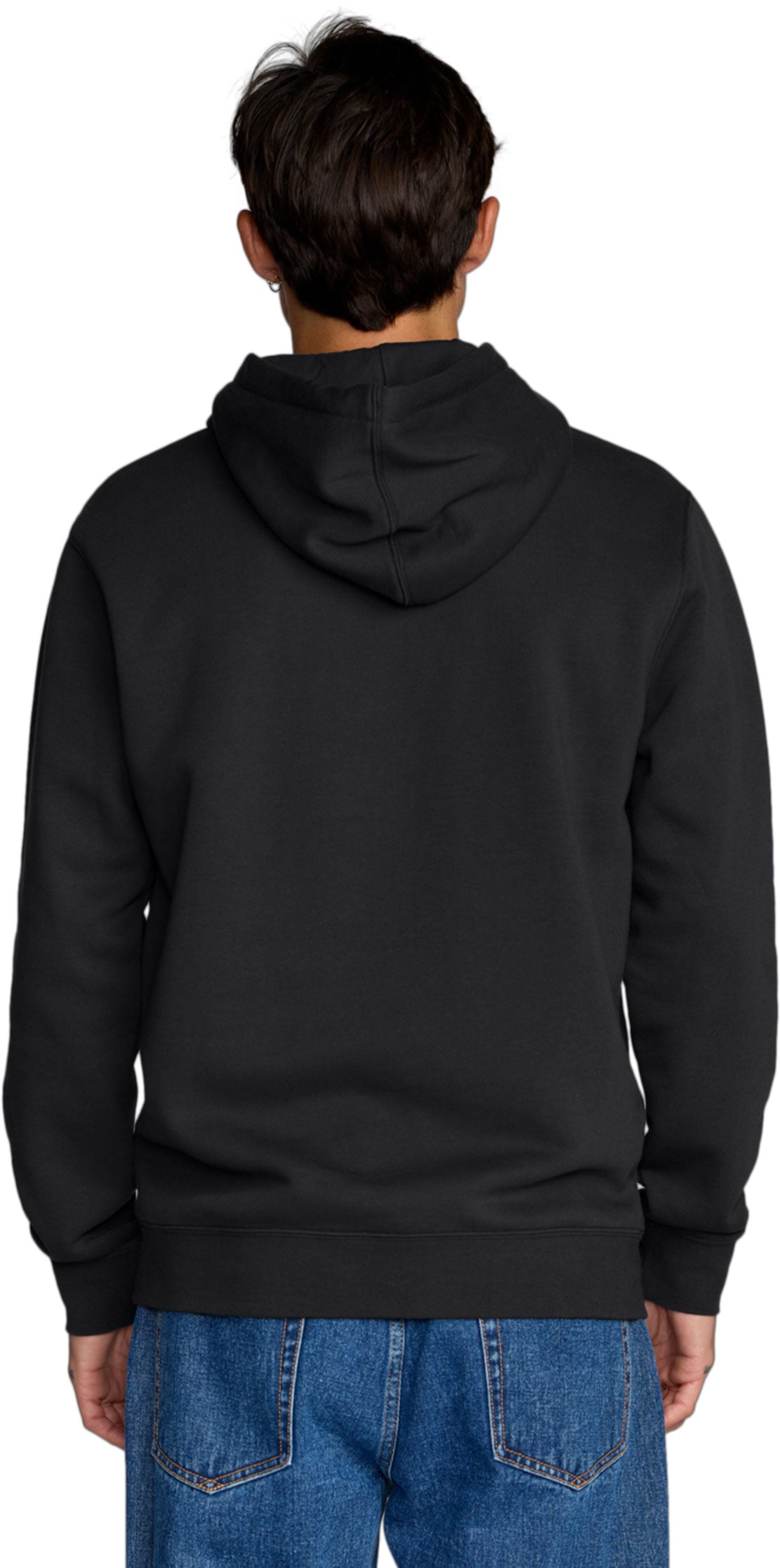 RVCA Olde RVCA Hoodie - Pirate Black – back view