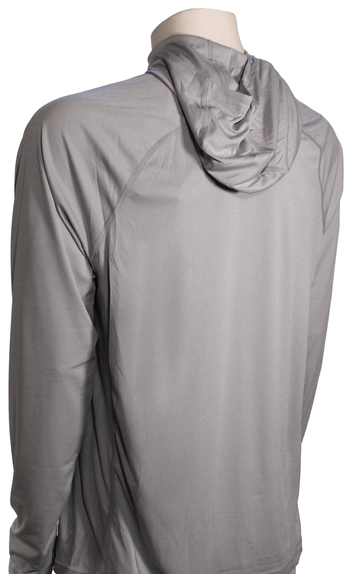 Under Armour UA Fish Elite Hoody - Mod Grey – back view