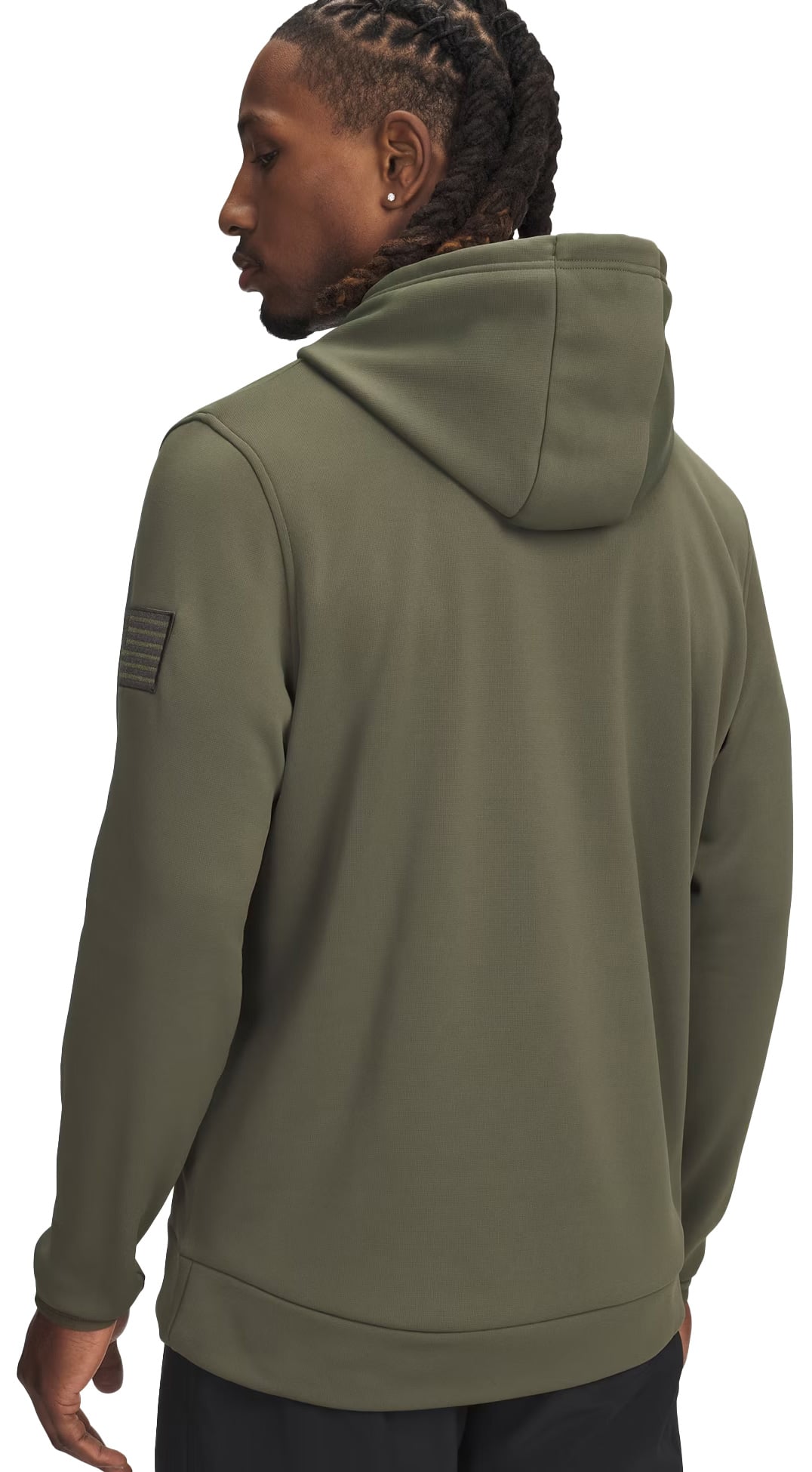 Under Armour Freedom Armour Emboss Hoody - Marine OD Green / Expedition – back view