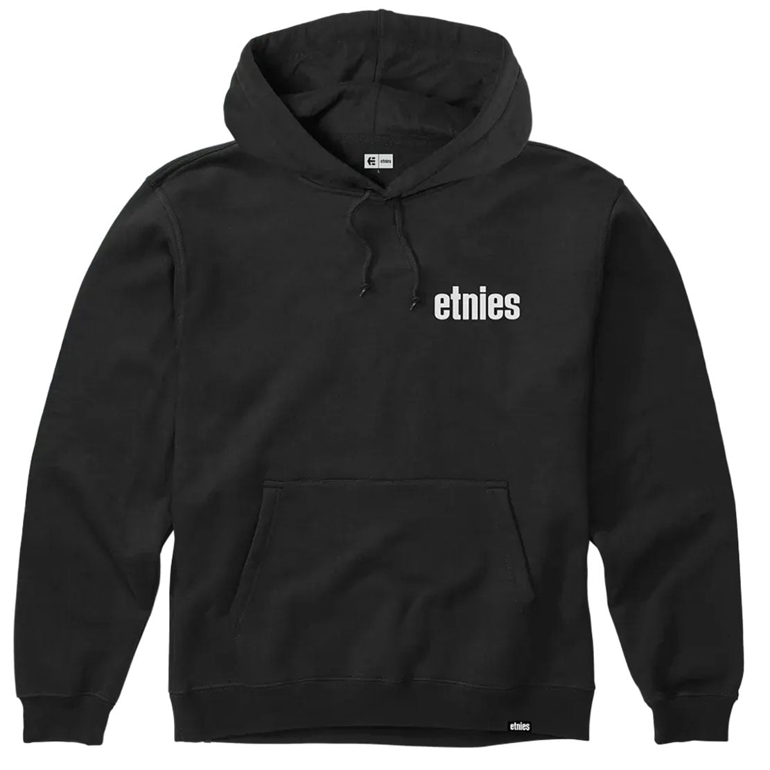 Etnies Wordmark Men's Pullover Hoody - Black / White