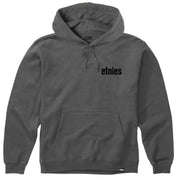 Etnies Wordmark Men's Pullover Hoody - Dark Grey / Black