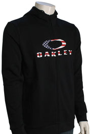 Oakley Bark Full Zip Hoody - Black / American Flag
