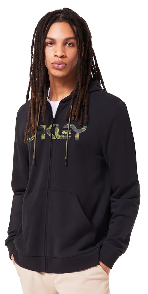 Oakley Teddy Full Zip Hoody - Black Tiger Mountain Camo