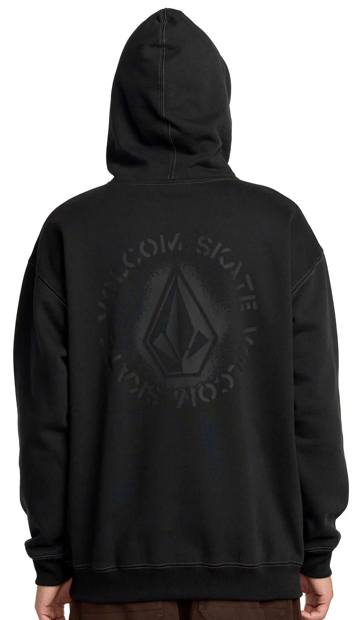 Volcom Skidder Pullover Hoody - Black – back view
