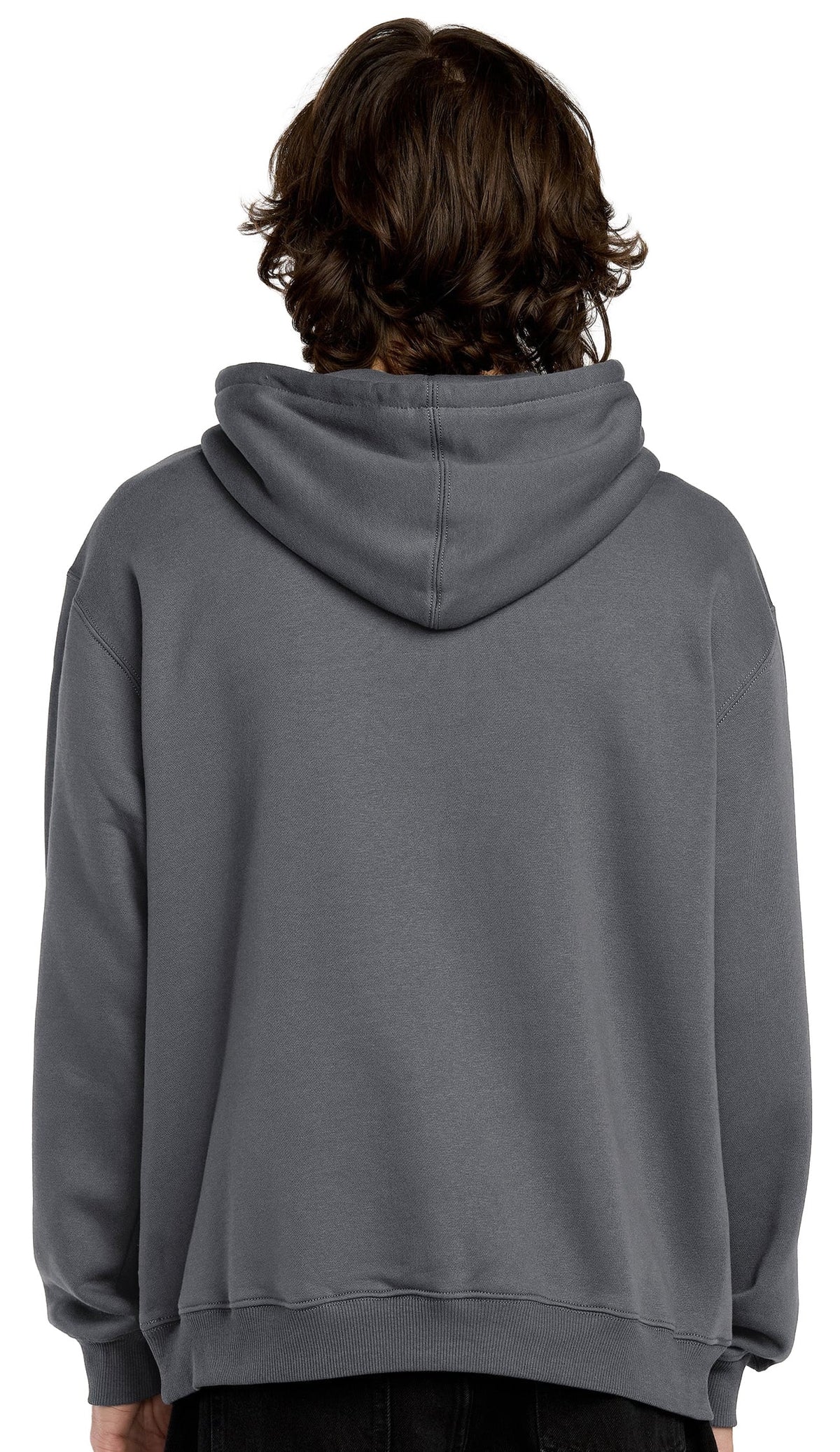 Volcom Single Stone Pullover Hoody - Asphalt Black – back view