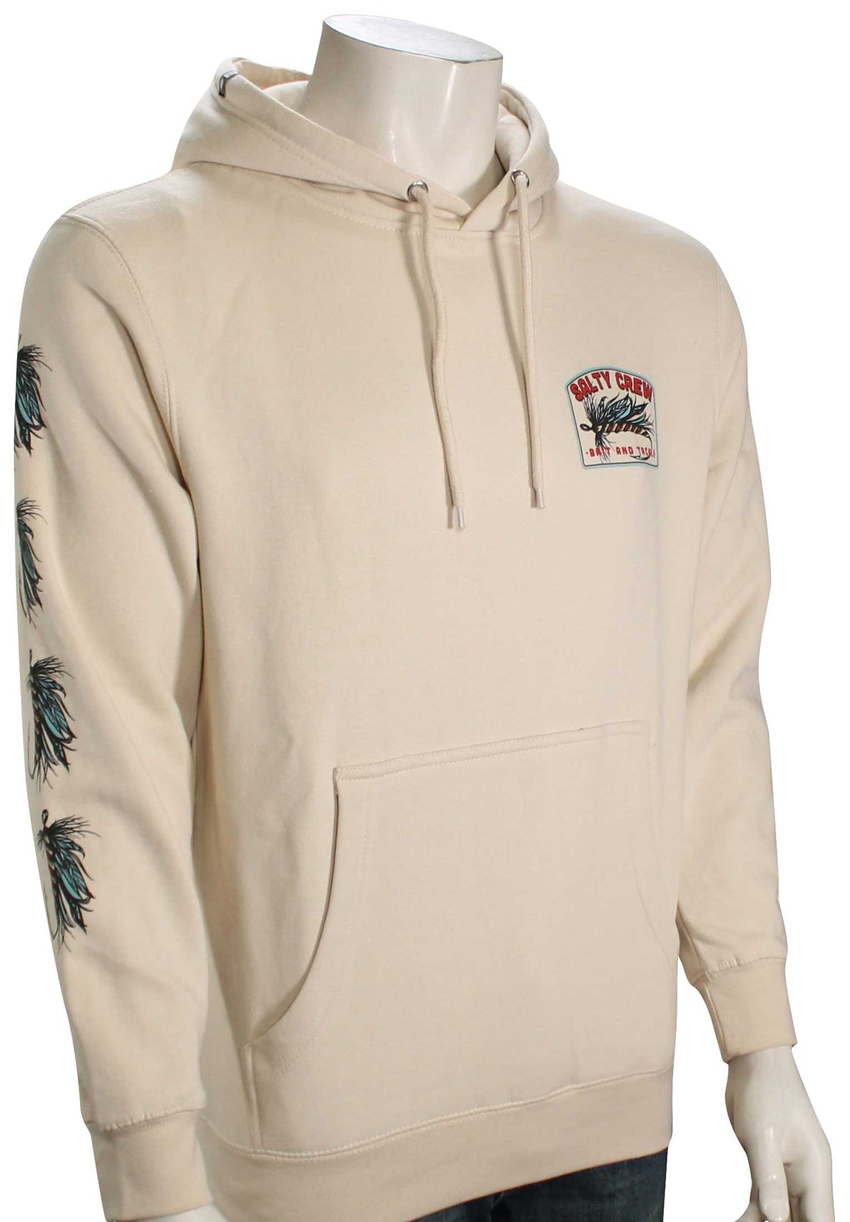Salty Crew Fly Drop Fleece Pullover Hoody - Sandstone