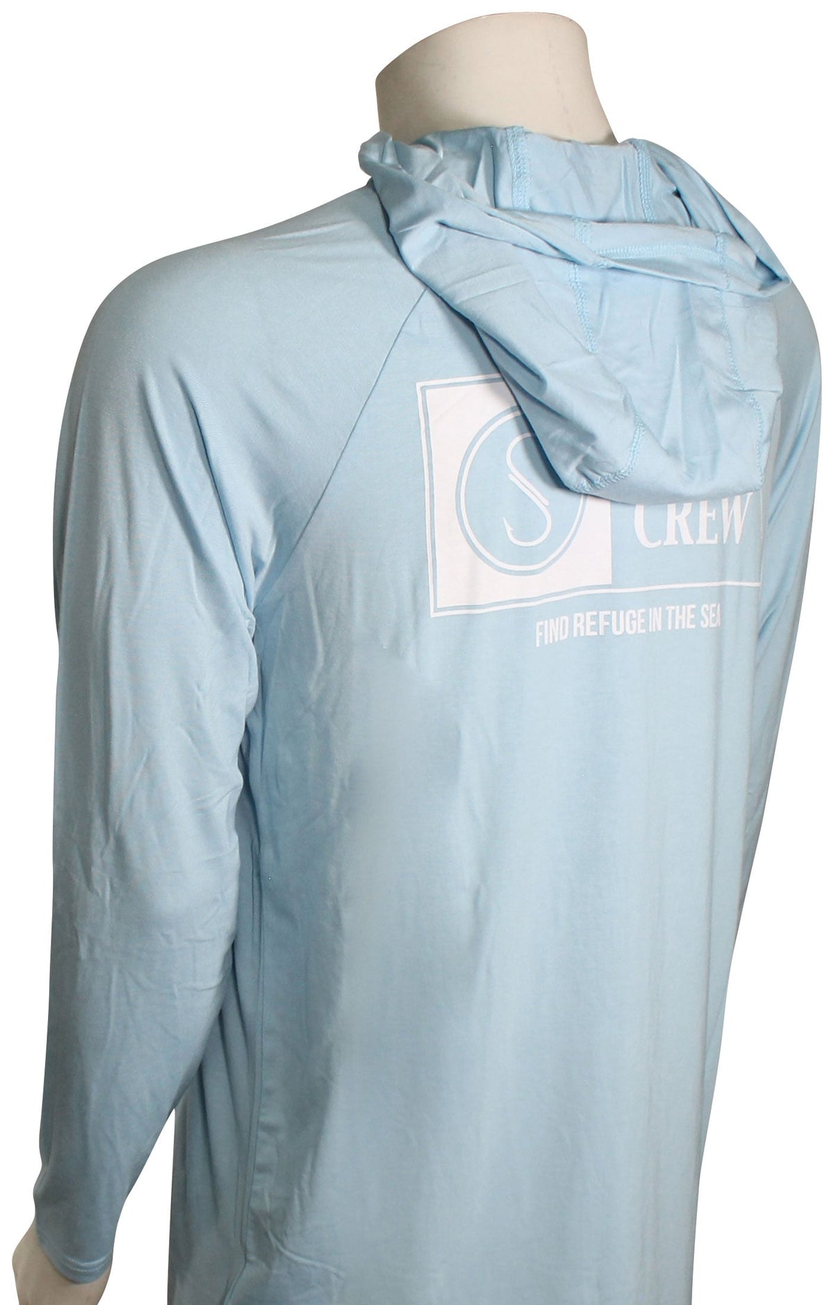 Salty Crew Mariner Surf Hoody - Light Blue – back view
