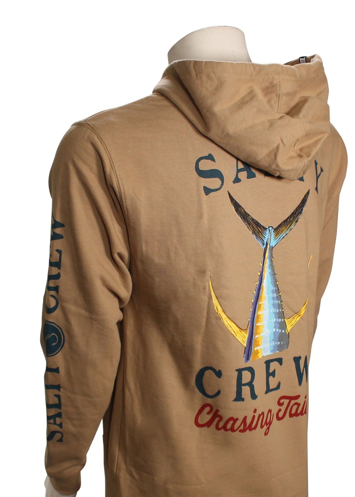 Salty Crew Tailed Fleece Pullover Hoody - Sandstone 2 – back view