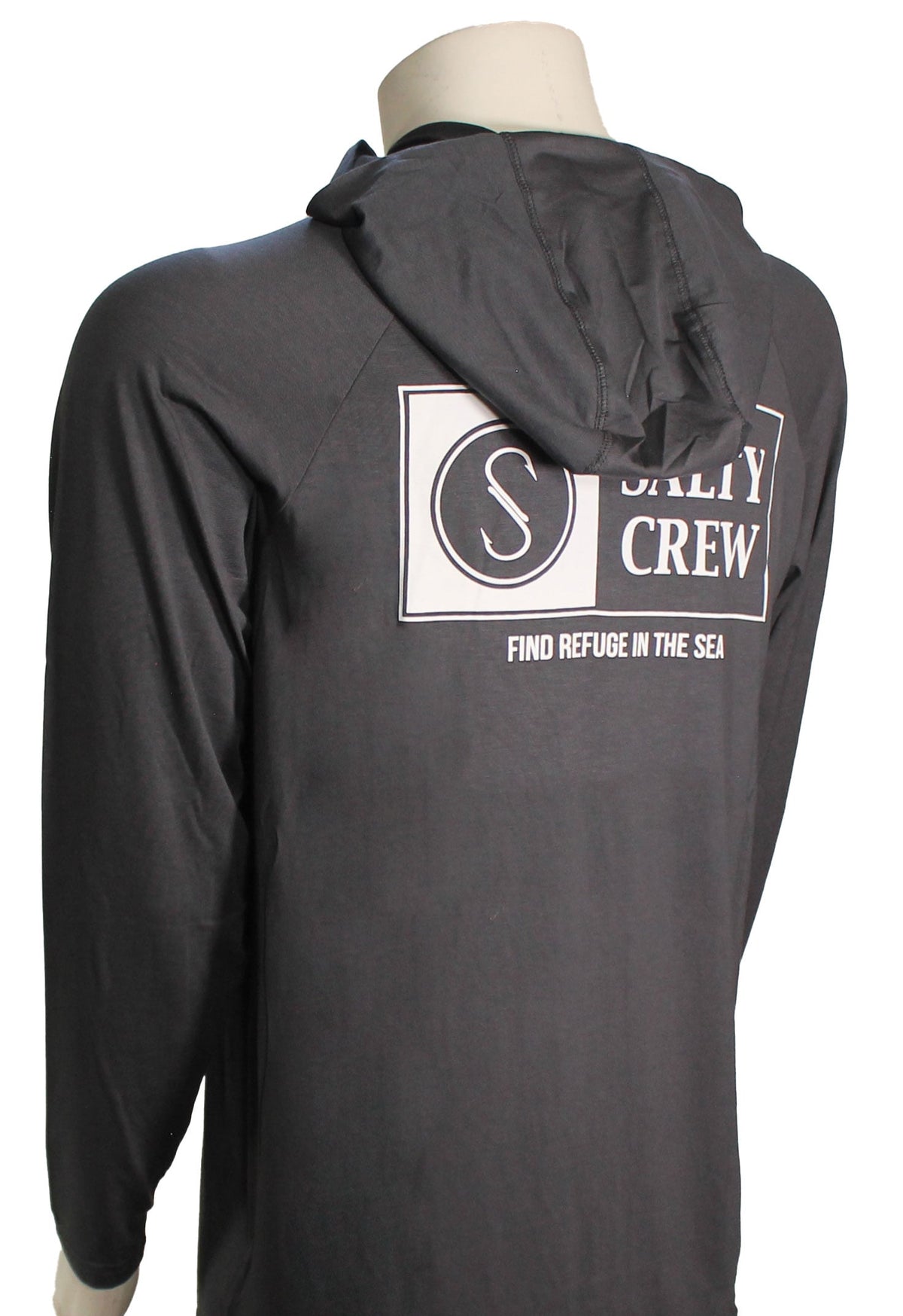 Salty Crew Mariner Surf Hoody - Charcoal – back view