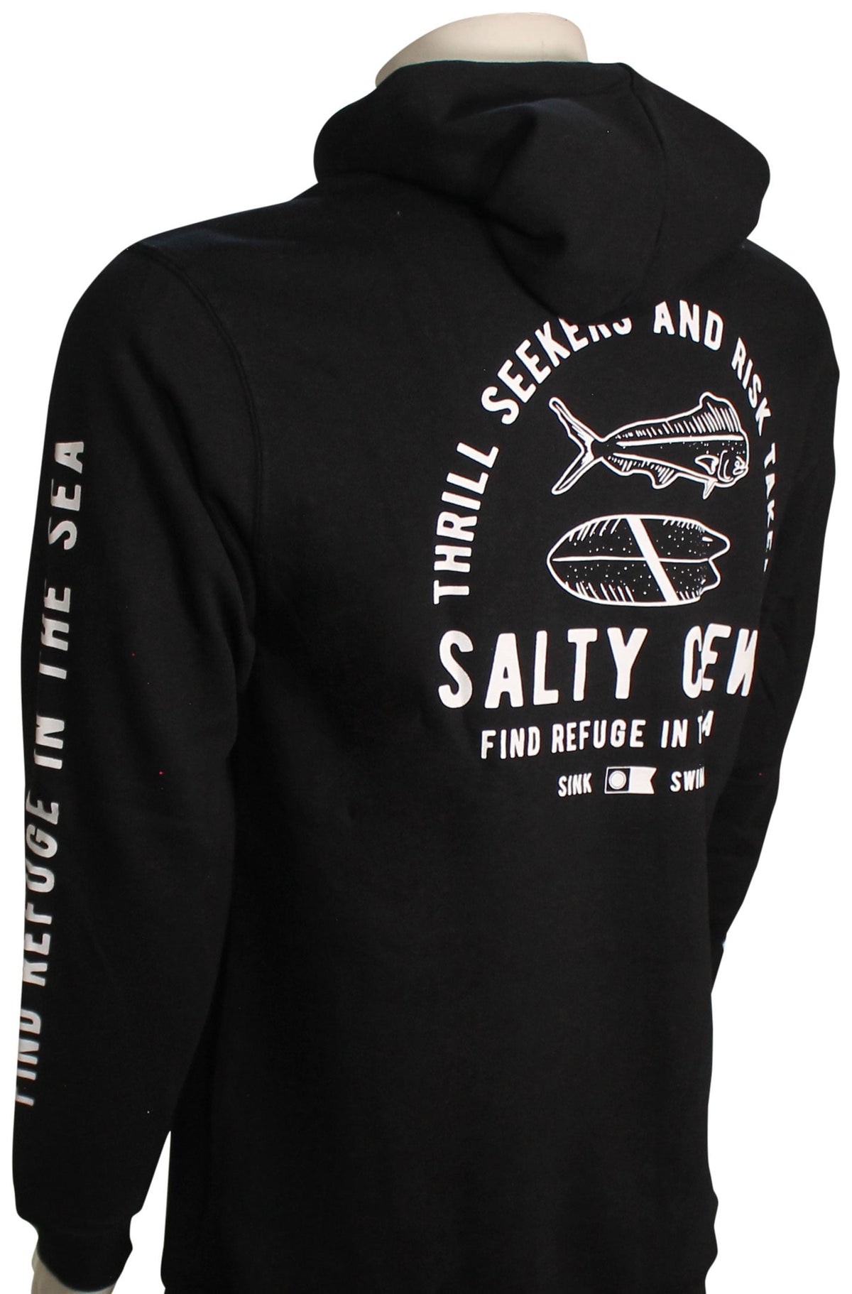 Salty Crew Lateral Line Fleece Hoody - Black