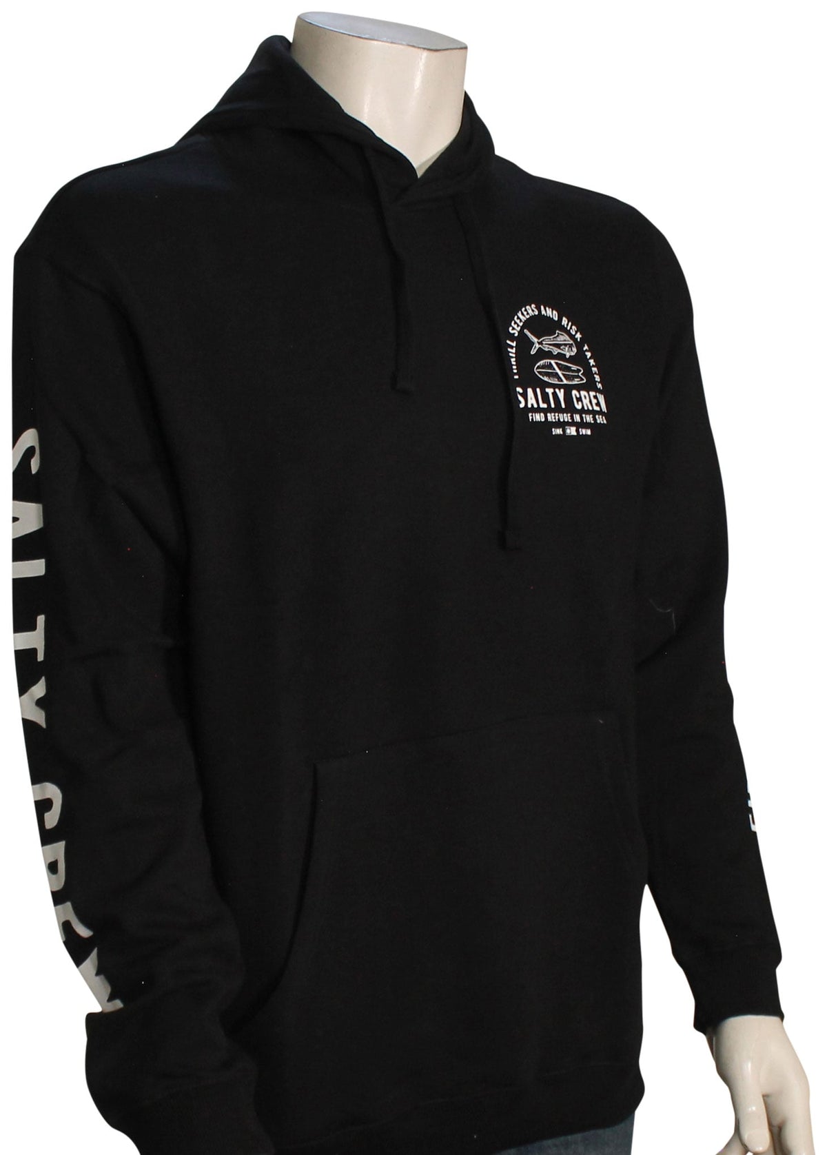 Salty Crew Lateral Line Fleece Hoody - Black
