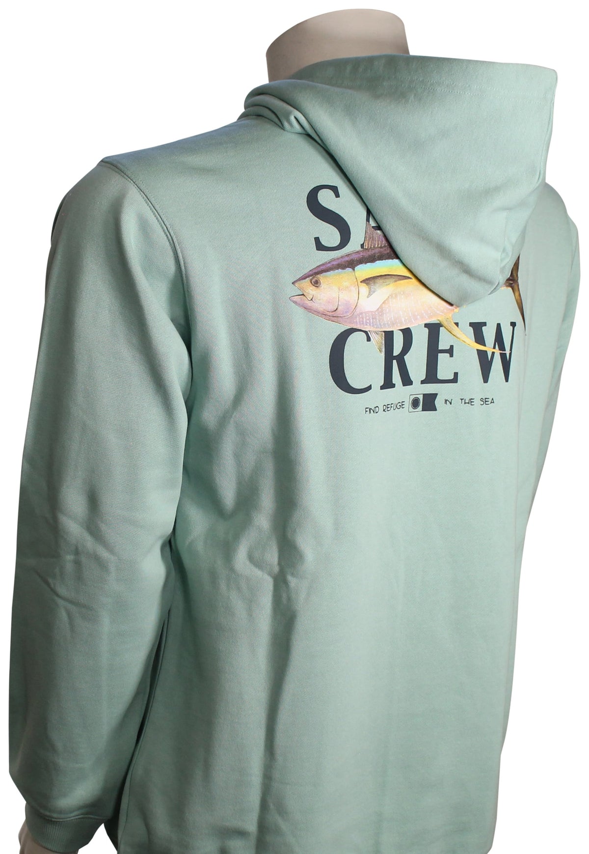 Salty Crew Yellowfin Fleece Pullover Hoody - Mackerel – back view