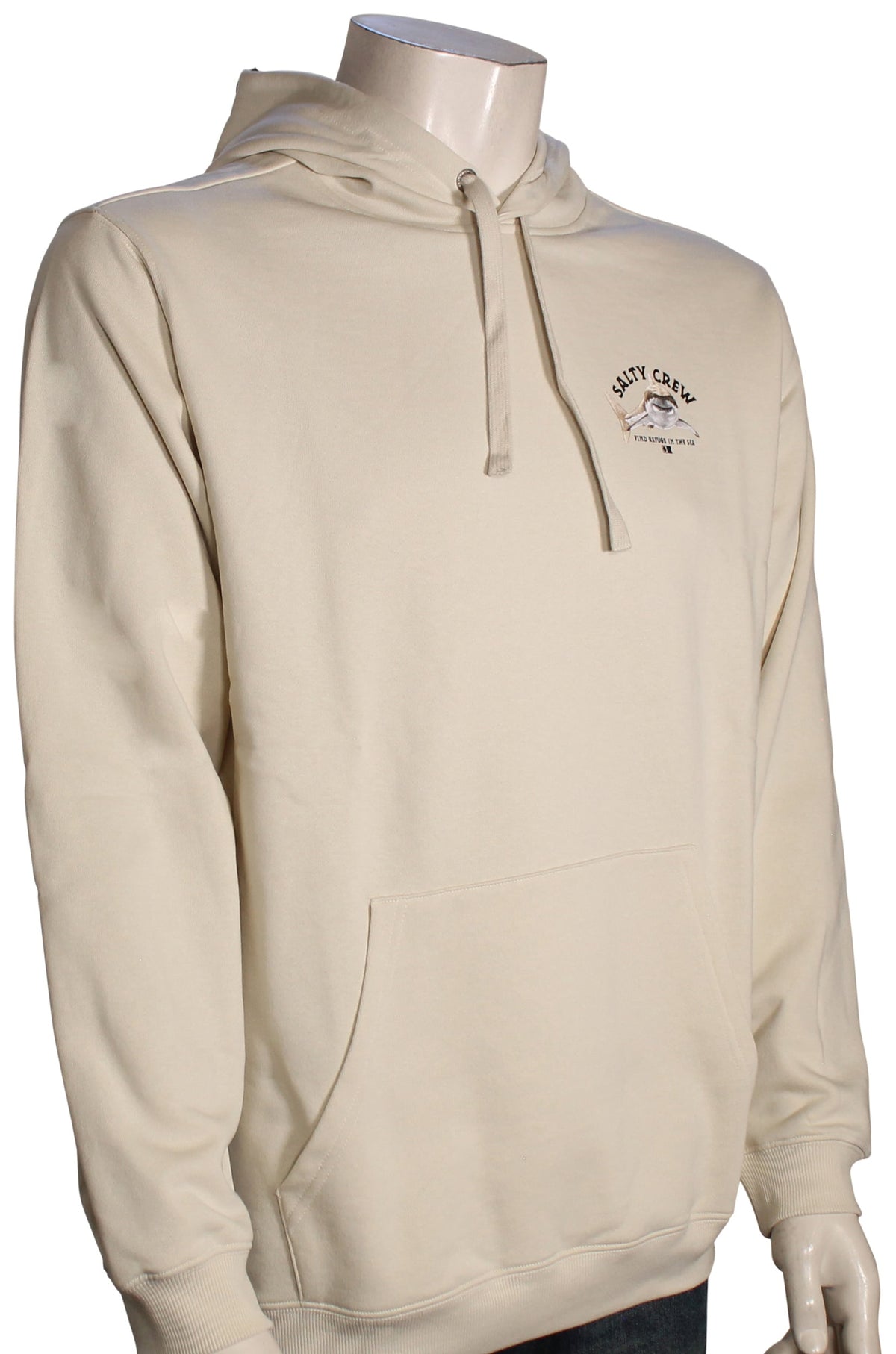 Salty Crew Lurking Fleece Pullover Hoody - Bone