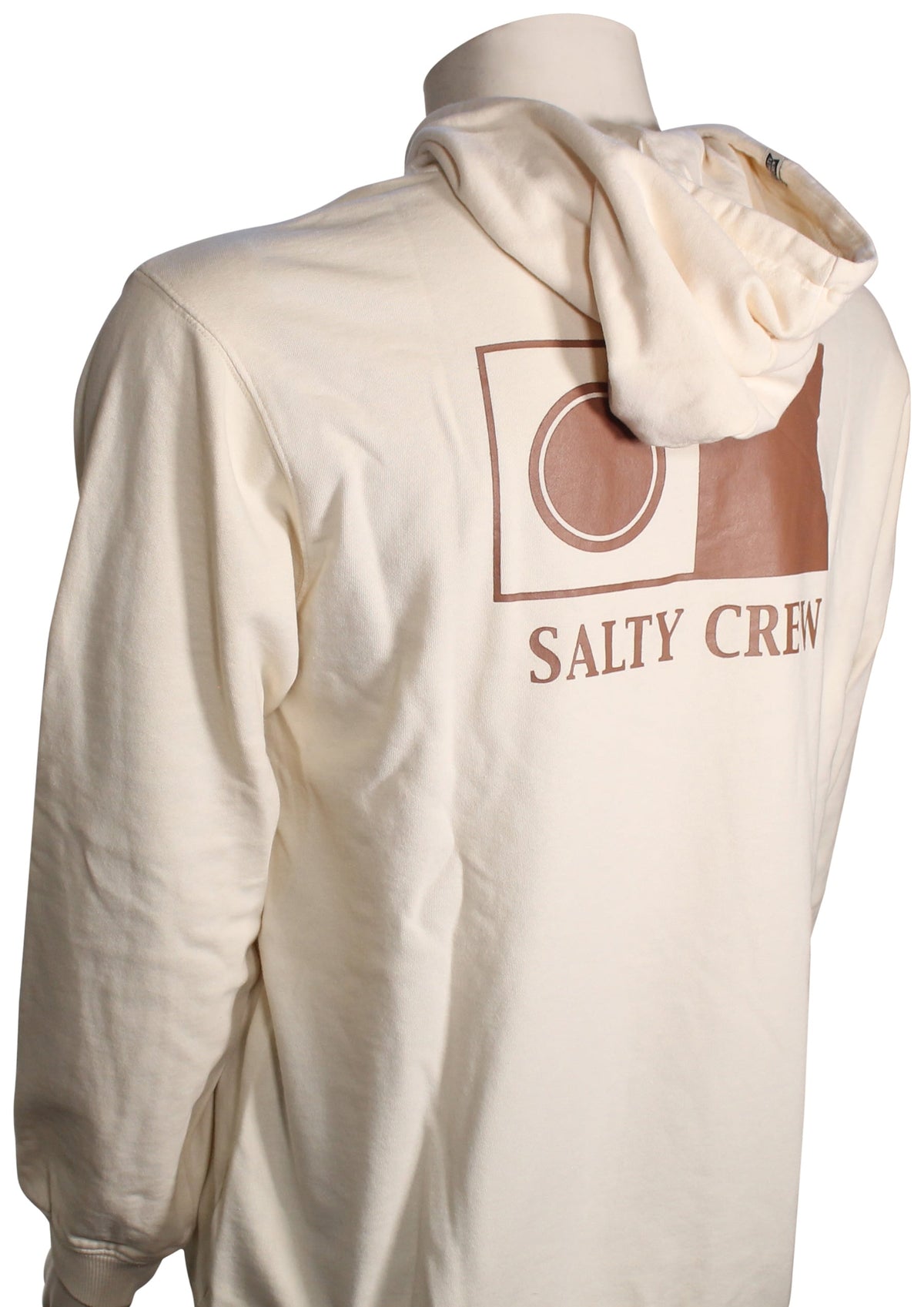Salty Crew Flagship Fleece Pullover Hoody - Salt – back view