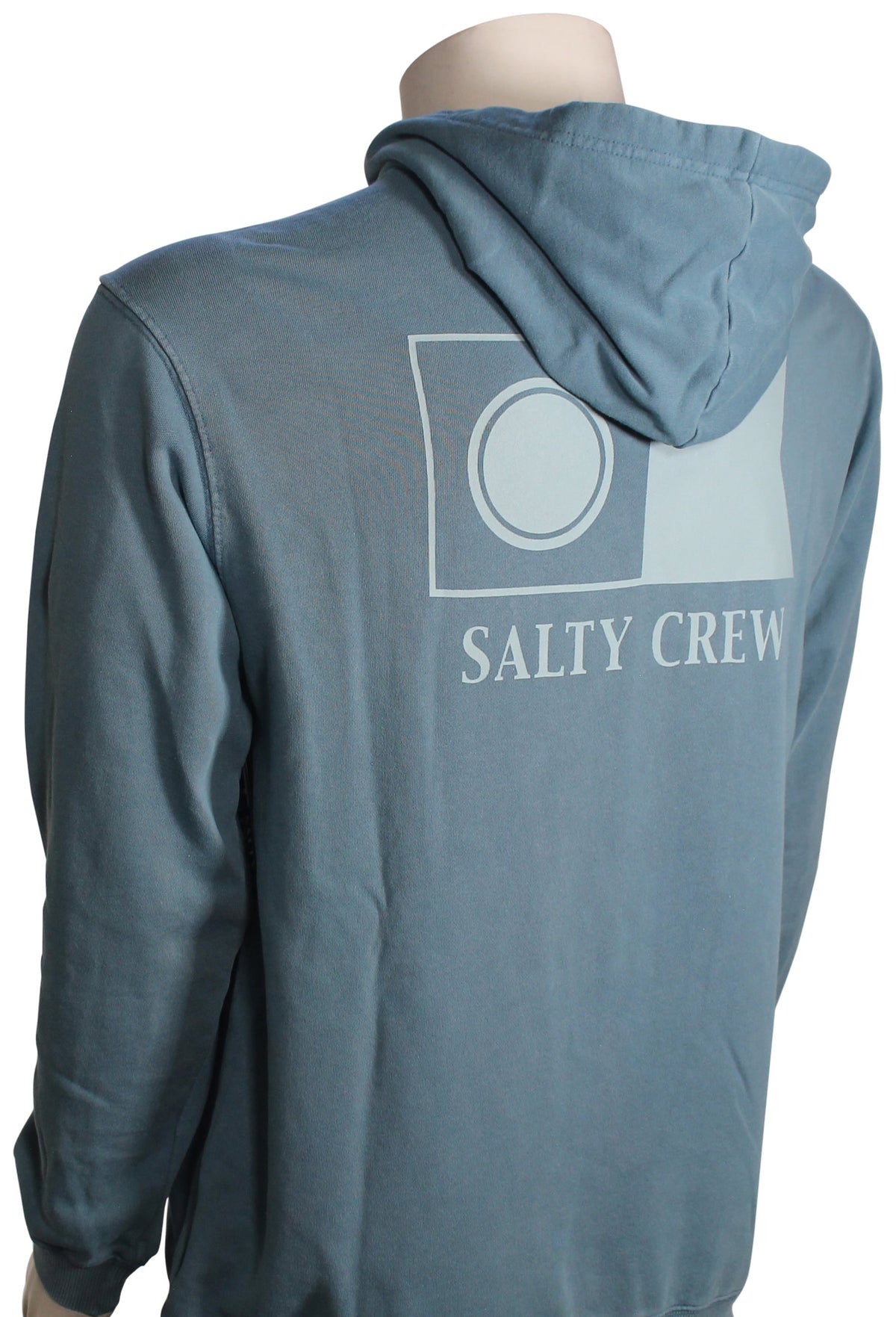 Salty Crew Flagship Fleece Pullover Hoody - Slate – back view