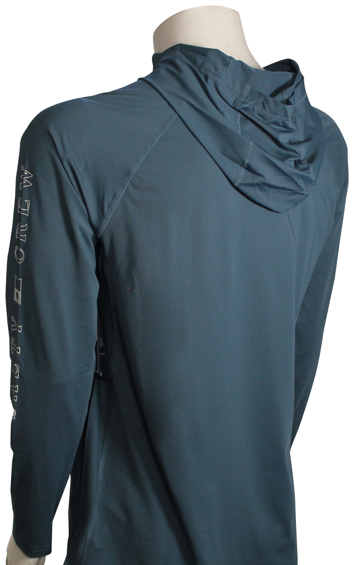 Salty Crew Apex Perforated Surf Hoody - Bluefin – back view