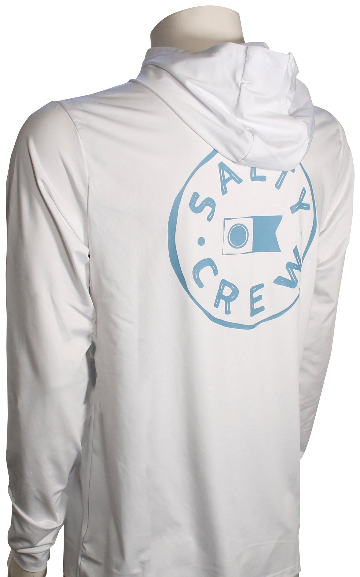 Salty Crew Watermark Surf Hoody - White – back view
