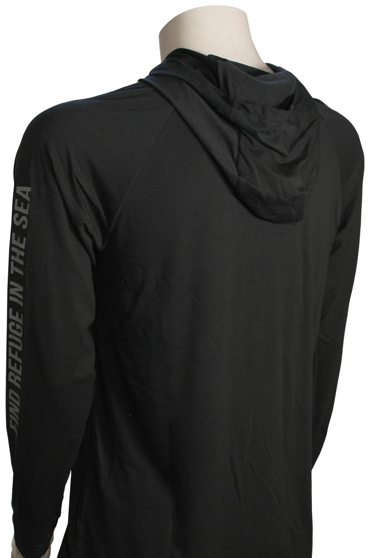 Salty Crew Mariner Lite Surf Hoody - Coal – back view