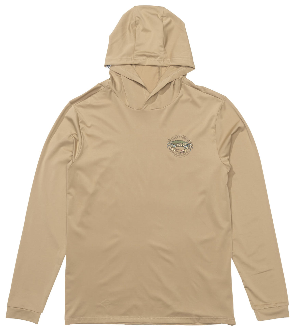 Salty Crew Jimmy Men's Hooded Sunshirt - Khaki