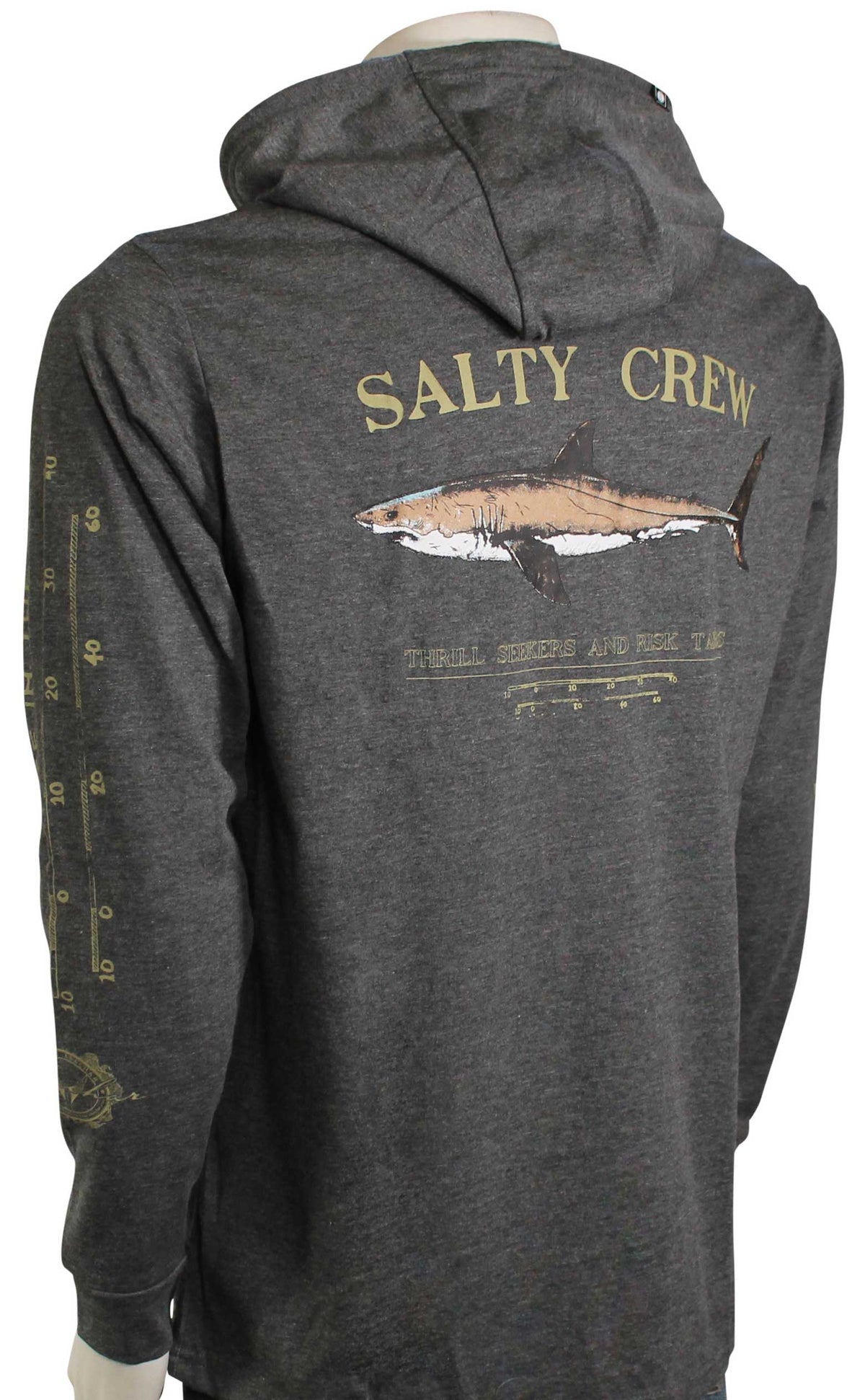Salty Crew Bruce Tech Pullover Hoody - Charcoal