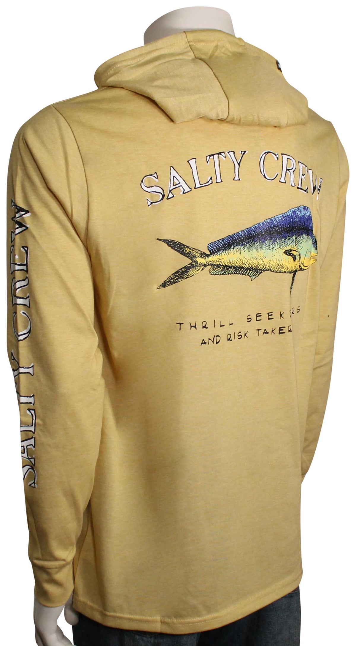 Salty Crew El Dorado Tech Pullover Hoody - Kelp – back view
