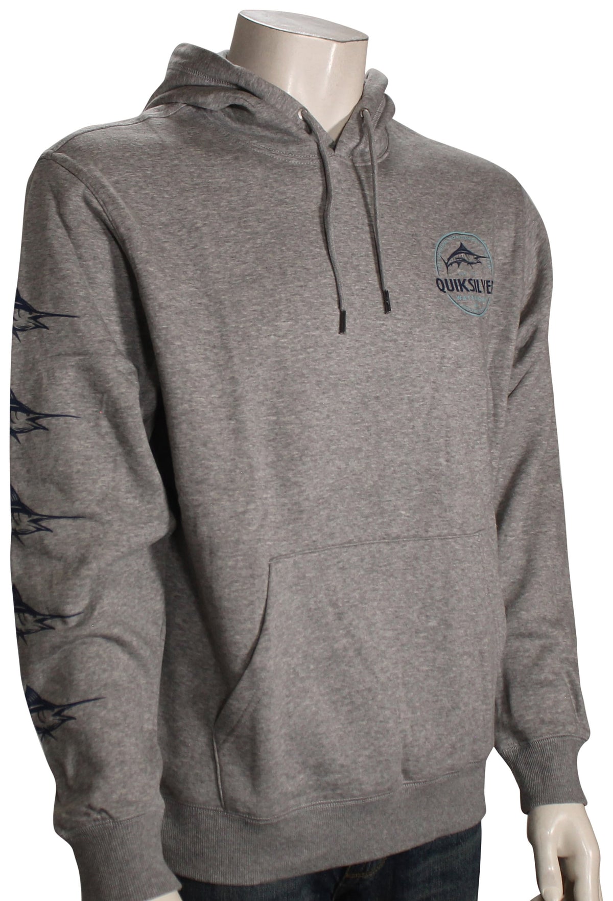 Quiksilver Waterman Big Day Hoody - Grey Heather